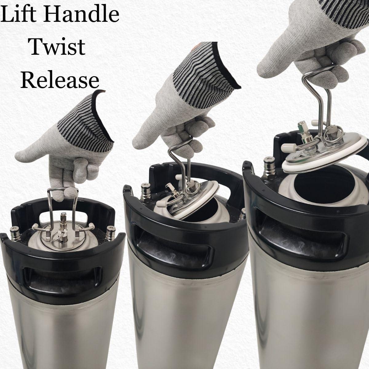 image3 Gallon Stainless Steel Sprayer  IndustrialGrade Solution Tint PPF Installation Pressurized Tank Cylinder3 Gallon