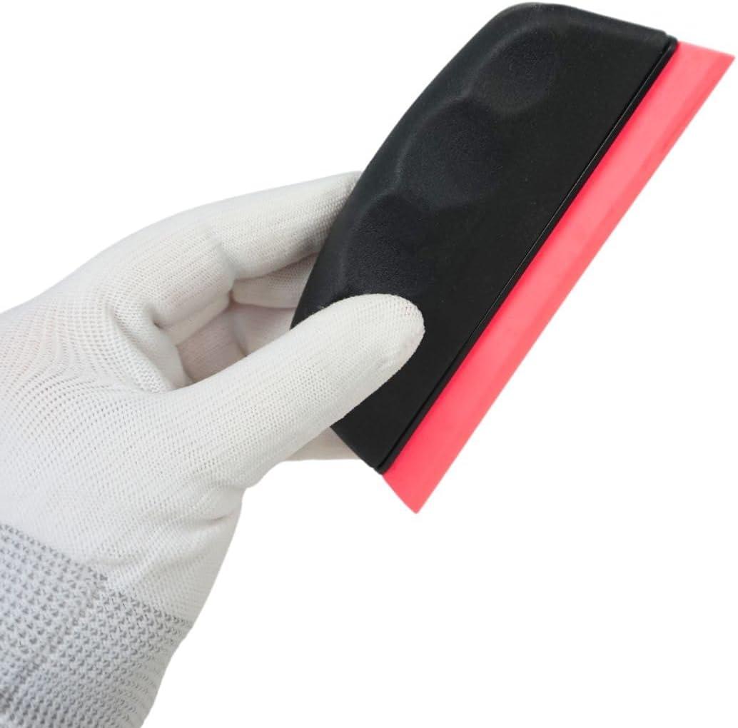 image6 Rubber PPF Detailing Tools Hard Rubber Squeegee for Precision Application