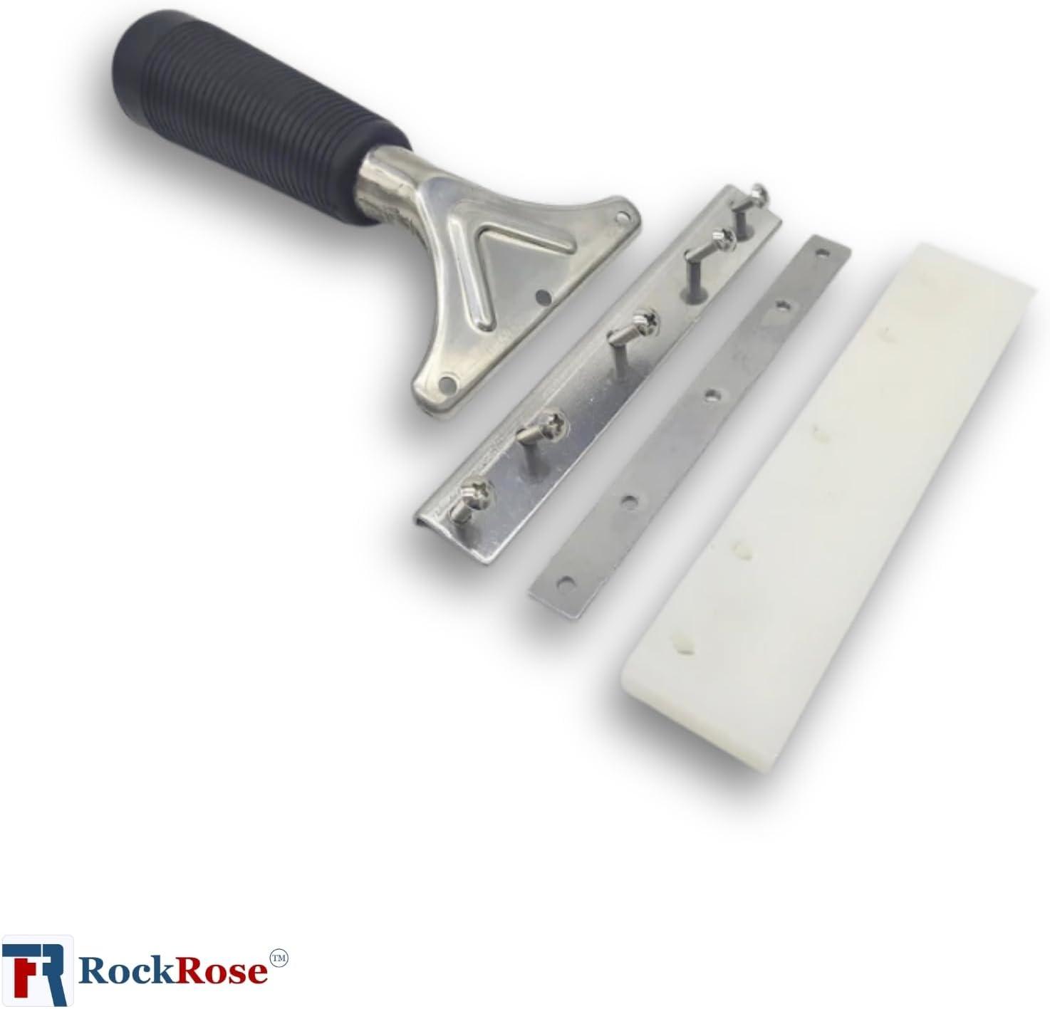 image8Inch Pro Beveled Replacement Long Blade Rubber White Squeegee Premium Tool for Glass Cleaning Film Vinyl Installation  Professional Grade Durable and Versatile 2 8inch PRO Squeegee