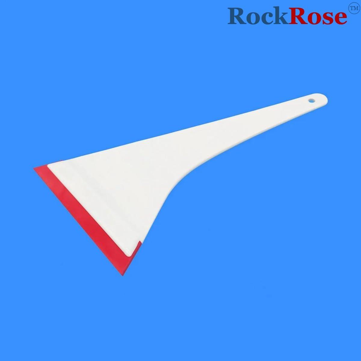 image94quot x 5quot Red Bevel Blade Premium Car Wrap Window Film ampamp Tint Installation Kit with NoScratch Rubber Squeegee  Versatile Snow Shovel ampamp Glass Cleaning Tool  Pack 3 Units