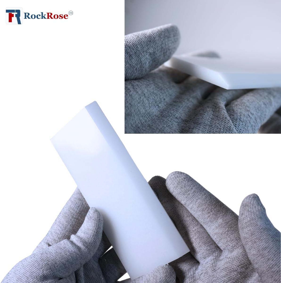 imageBlueMax Rubber Squeegee Replacement Beveled Head for Glass Cleaning Film and Vinyl Installation5inch Replacement Blade