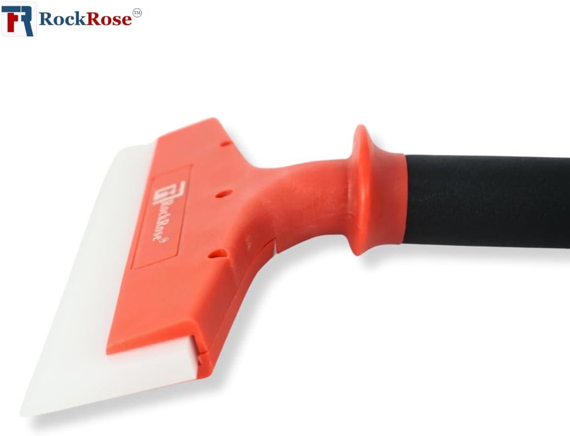 imageBlueMax Rubber Squeegee Replacement Beveled Head for Glass Cleaning Film and Vinyl Installation8inch Replacement Blade