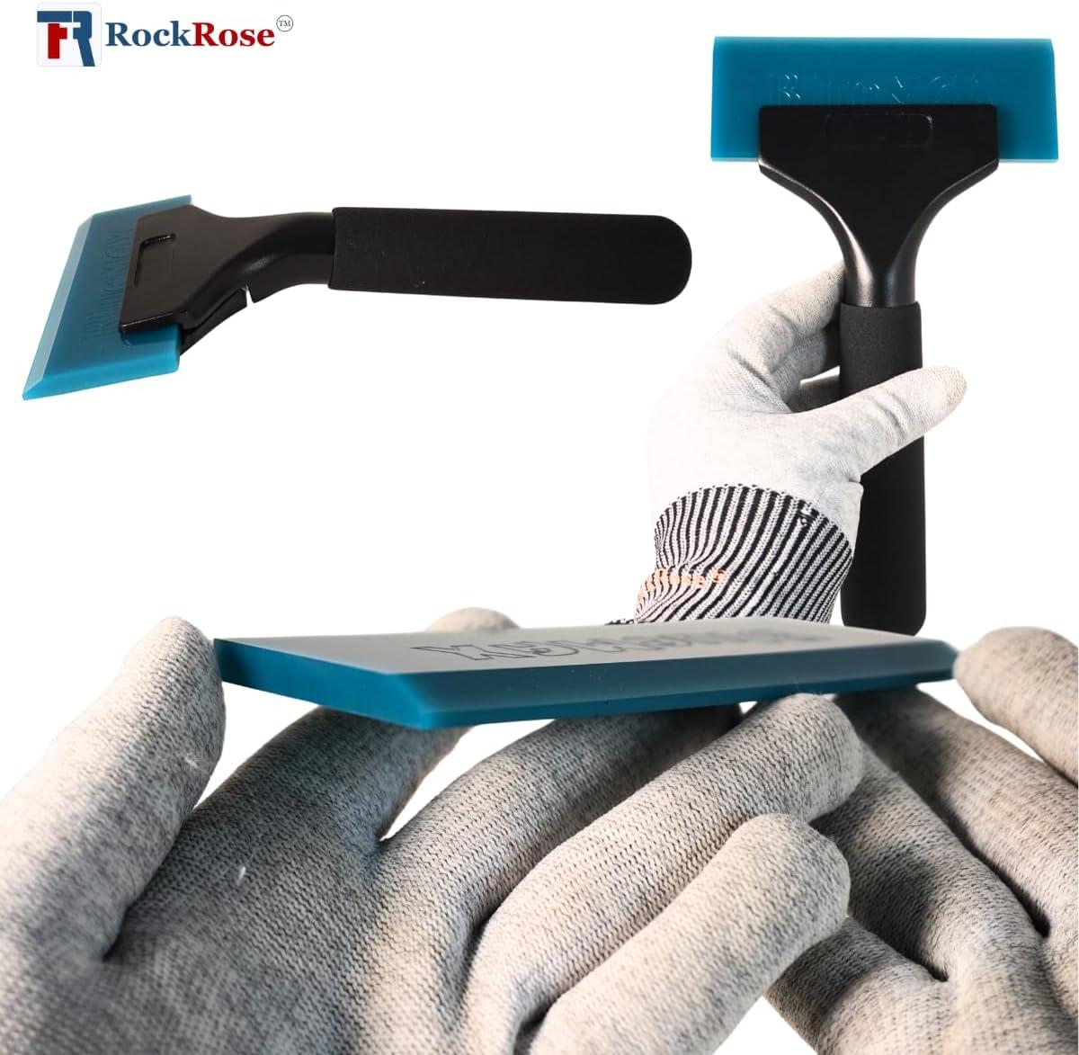 imageBlueMax Rubber Squeegee Replacement Beveled Head for Glass Cleaning Film and Vinyl InstallationBlueMax