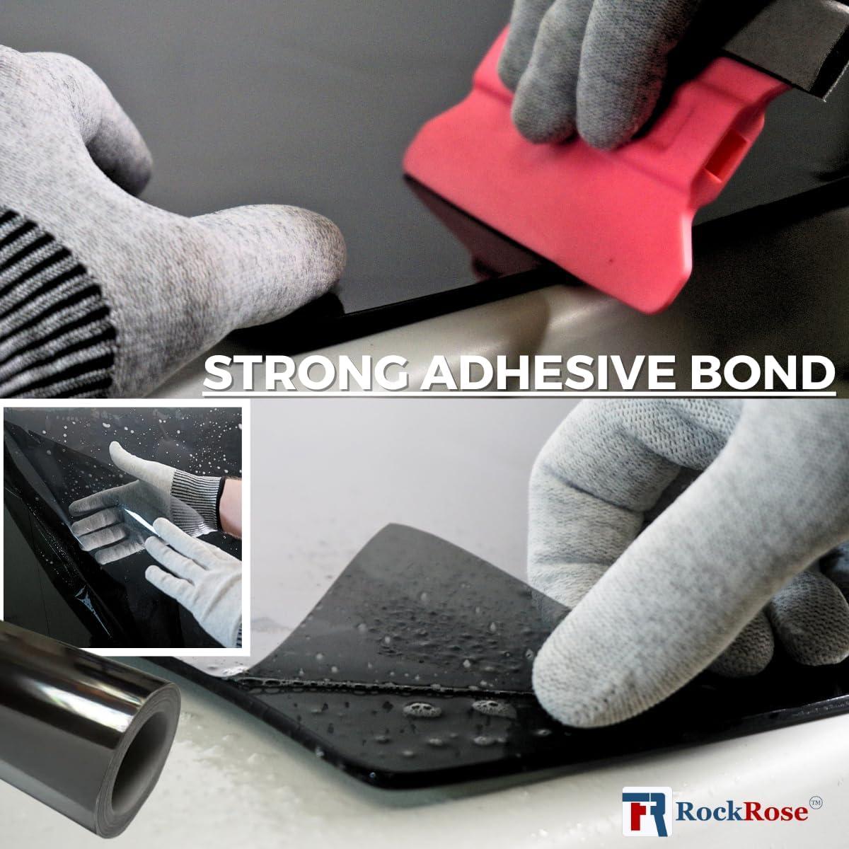 imageCharcoal 2PLY Air Nano Ceramic 20 VLT Car Tint 36 in x 25 FT Professional Window Tint Heat UV 99 and IRR 93 to 95 Tint for Cars or Building Adhesive Film Easy Shrink Plotter Friendly35 Percent