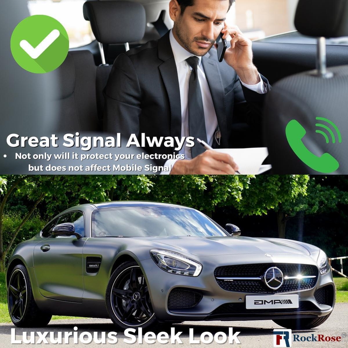 imageCharcoal 2PLY Air Nano Ceramic 20 VLT Car Tint 36 in x 25 FT Professional Window Tint Heat UV 99 and IRR 93 to 95 Tint for Cars or Building Adhesive Film Easy Shrink Plotter Friendly35 Percent