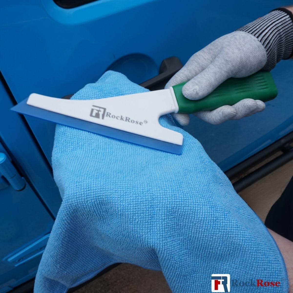 imageDoctor Stroke Squeegee Auto Car Building Flat Glass Window Cleaning Wiper  Flat Glass Tint Vinyl Car Wrapping Scraper Windshield Wash ToolBlue