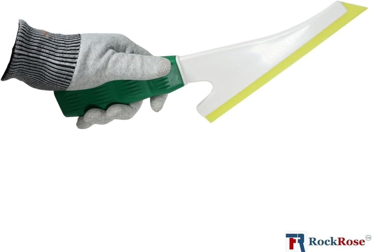 imageDoctor Stroke Squeegee Auto Car Building Flat Glass Window Cleaning Wiper  Flat Glass Tint Vinyl Car Wrapping Scraper Windshield Wash ToolYellow