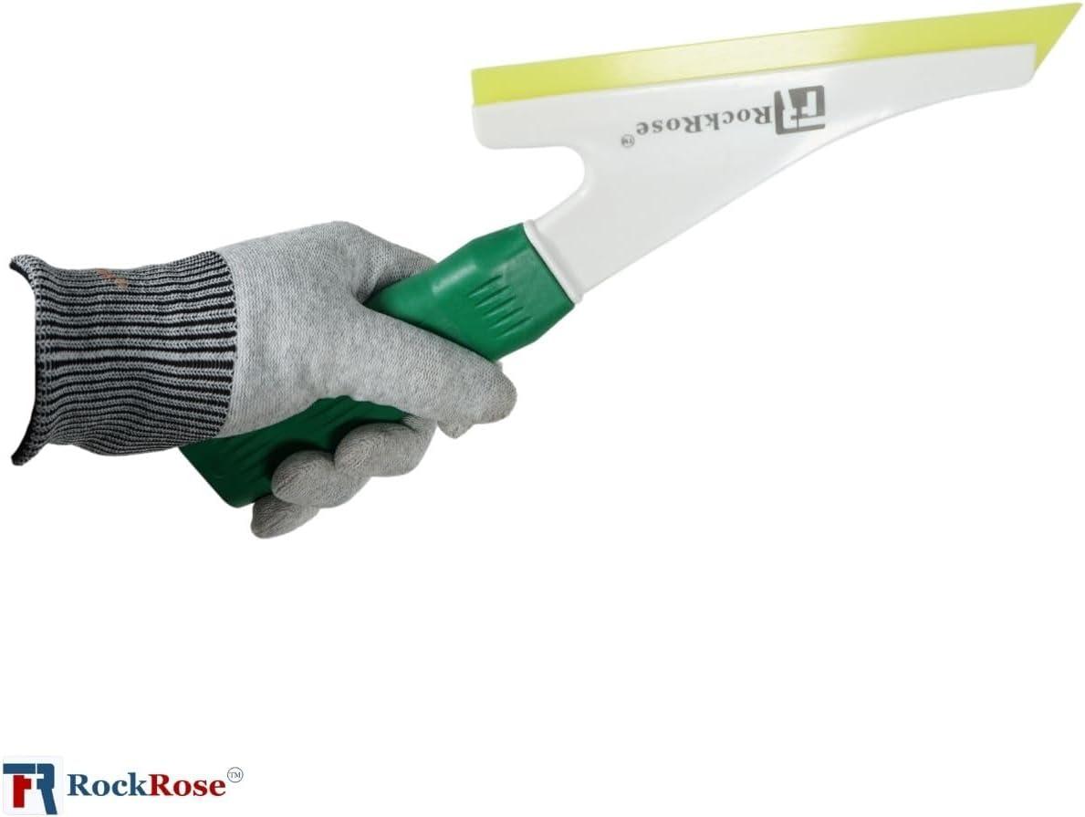 imageDoctor Stroke Squeegee Auto Car Building Flat Glass Window Cleaning Wiper  Flat Glass Tint Vinyl Car Wrapping Scraper Windshield Wash ToolYellow