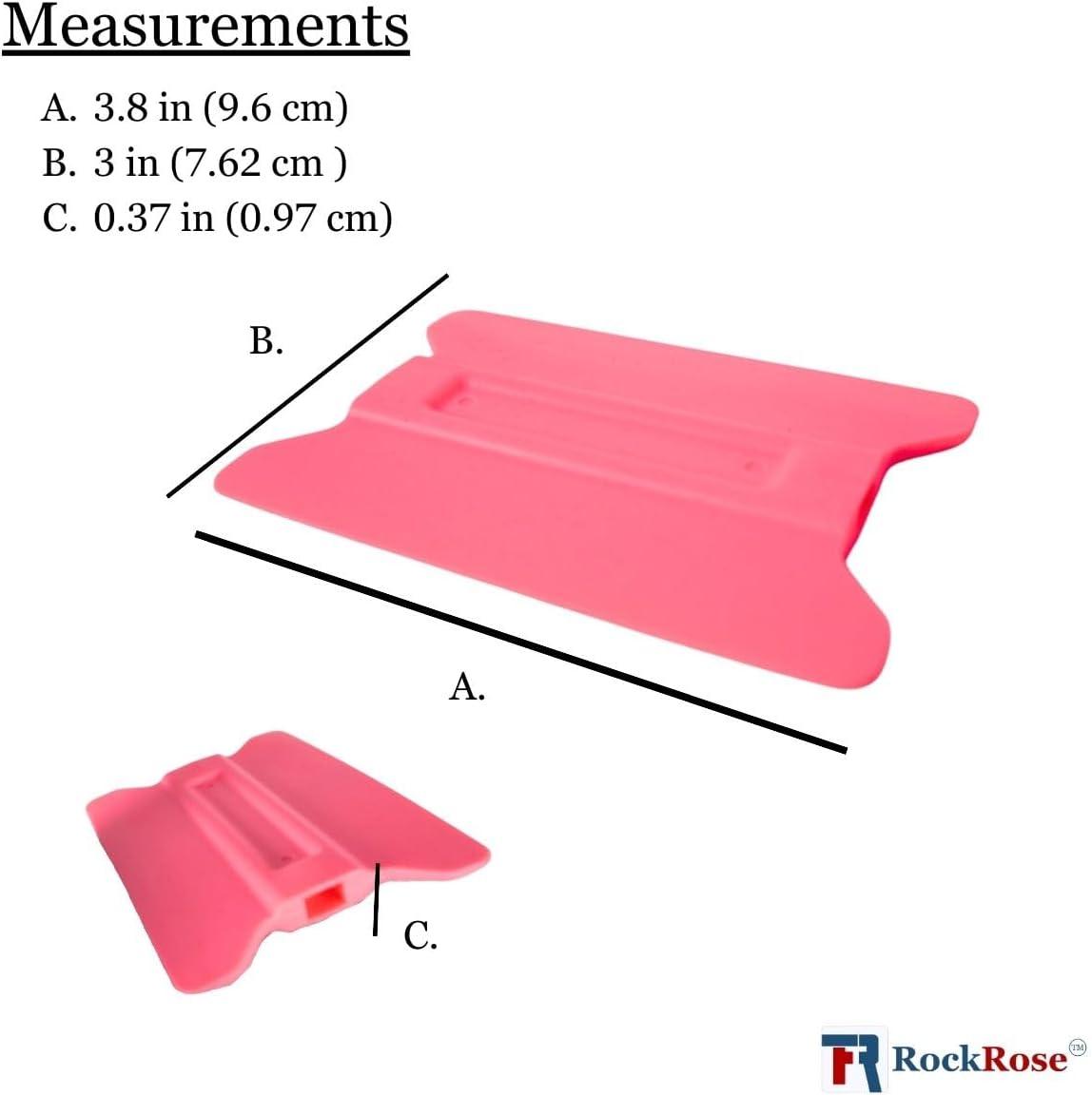 imageLime Speed Wing 4Inch Soft Yellow Card Bubble Remover Squeegee Set for Professional Window Film Tinting and Installation  Pack 4 UnitsPink