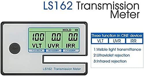imageLinshang Portable Solar Test Meter Measure Side Windshield Window Tint and Window Film Glass Meter Tester UV IR Rejection Spectrum Tester IR 1400nm UV 365nm VL 380nm  760nm Full wavelength BlueWhite
