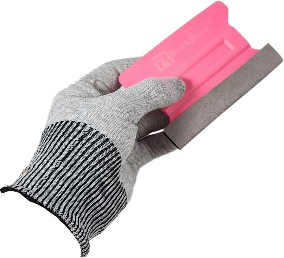 imagePink Wing Squeegee with Felt Edge  Professional Window Tinting Tool for Auto Vinyl Wrapping Glass Cleaning Detailing and Household Applications Pack 3 Units PinkPink