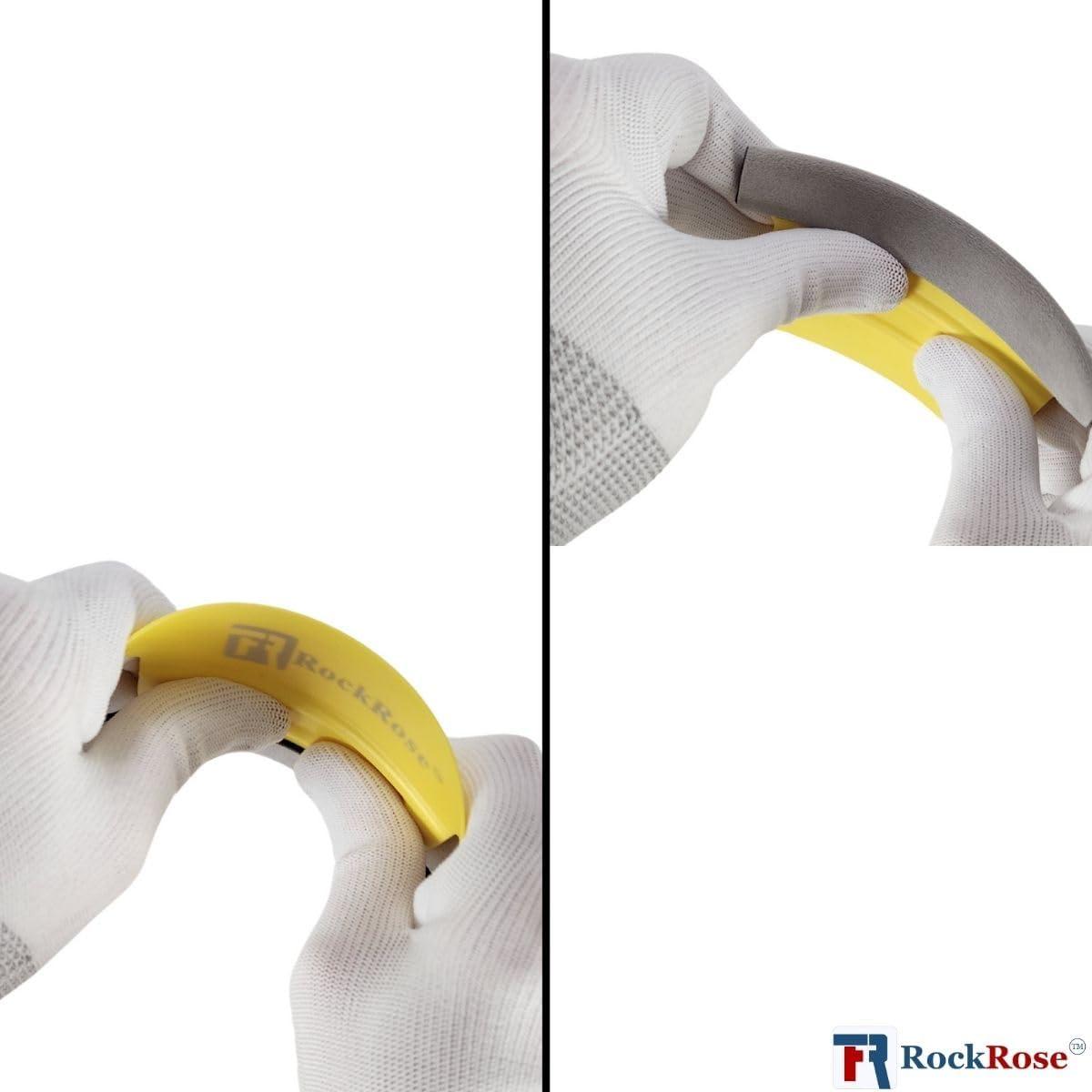 imagePink Wing Squeegee with Felt Edge  Professional Window Tinting Tool for Auto Vinyl Wrapping Glass Cleaning Detailing and Household Applications Pack 3 Units PinkYellow