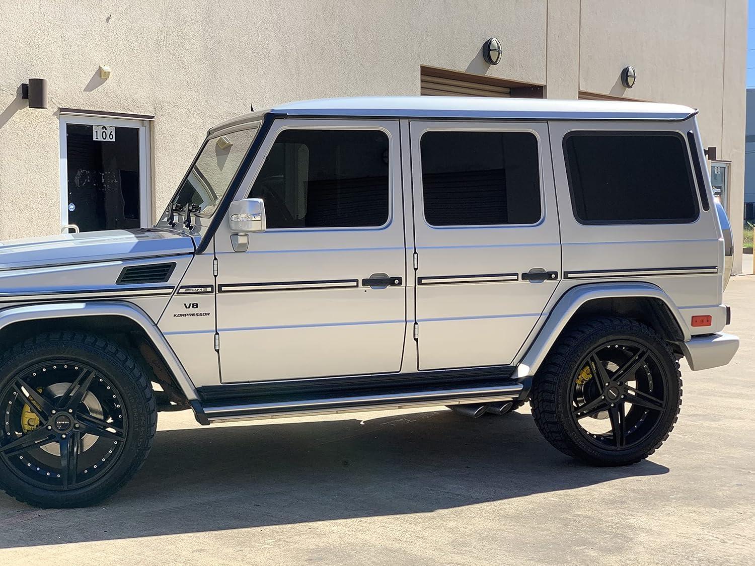 imageRockRose 20 Nano Ceramic Car Window Tint 36 in x 25FT 2PLY Privacy Film Heat Block 99 UVR and 85 IRR Block for Auto or Home Strong Adhesive Easy Shrink Plotter Friendly  Charcoal50 Percent