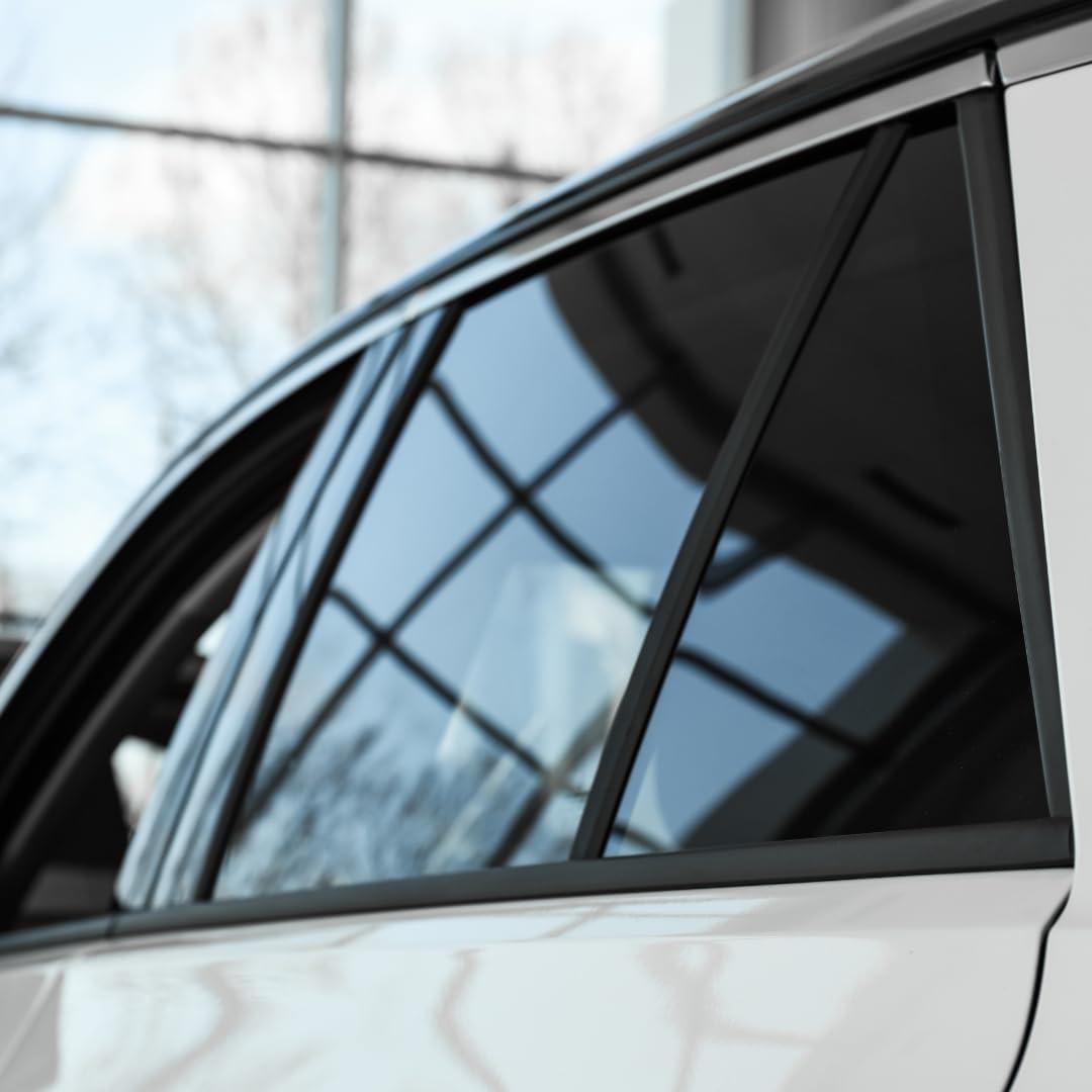 imageRockRose 5 Premium Carbon Car Window Tint Film 36 in x 100FT 2PLY Charcoal Privacy Film UV Heat Blocking Tint for Car or Home Adhesive Film Easy Shrink Plotter Friendly Pro Grade20 Percent