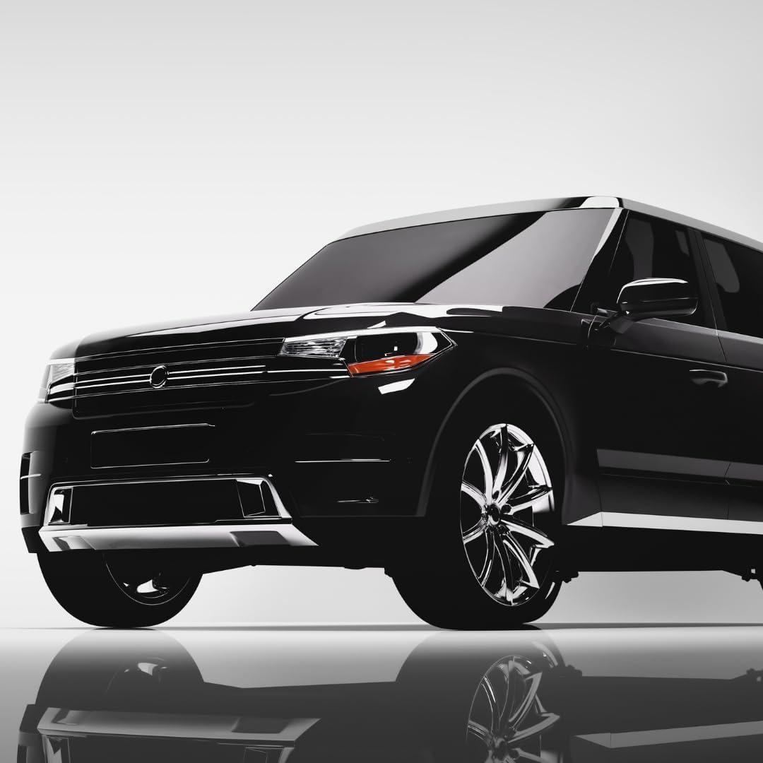 imageRockRose 5 Premium Carbon Car Window Tint Film 36 in x 100FT 2PLY Charcoal Privacy Film UV Heat Blocking Tint for Car or Home Adhesive Film Easy Shrink Plotter Friendly Pro Grade50 Percent