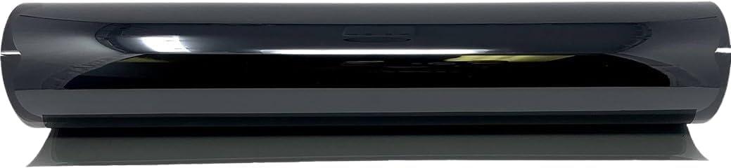 imageRockRose 5 Premium Carbon Car Window Tint Film 36 in x 100FT 2PLY Charcoal Privacy Film UV Heat Blocking Tint for Car or Home Adhesive Film Easy Shrink Plotter Friendly Pro Grade1 Percent