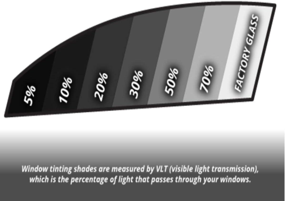 imageRockRose 5 Premium Carbon Car Window Tint Film 36 in x 100FT 2PLY Charcoal Privacy Film UV Heat Blocking Tint for Car or Home Adhesive Film Easy Shrink Plotter Friendly Pro Grade15 Percent