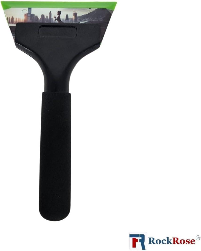 imageRockRose Blonde Crush Blue Bevel Blade Replacement Squeegee  5quot Rectangular Premium Quality Precision Cleaning Tool for Windows Glass and Surfaces  Durable Construction Blue CroppedGreen