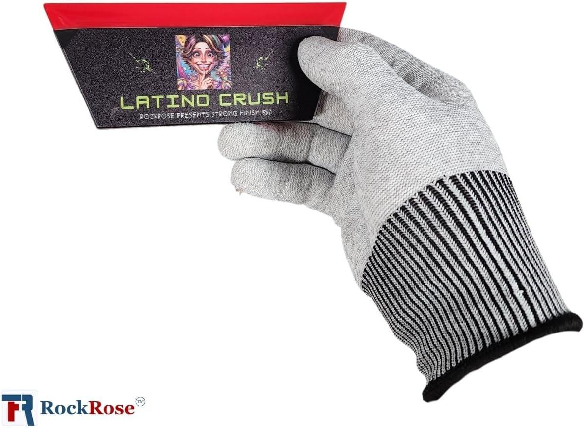 imageRockRose Blonde Crush Blue Bevel Blade Replacement Squeegee  5quot Rectangular Premium Quality Precision Cleaning Tool for Windows Glass and Surfaces  Durable Construction Blue CroppedRed