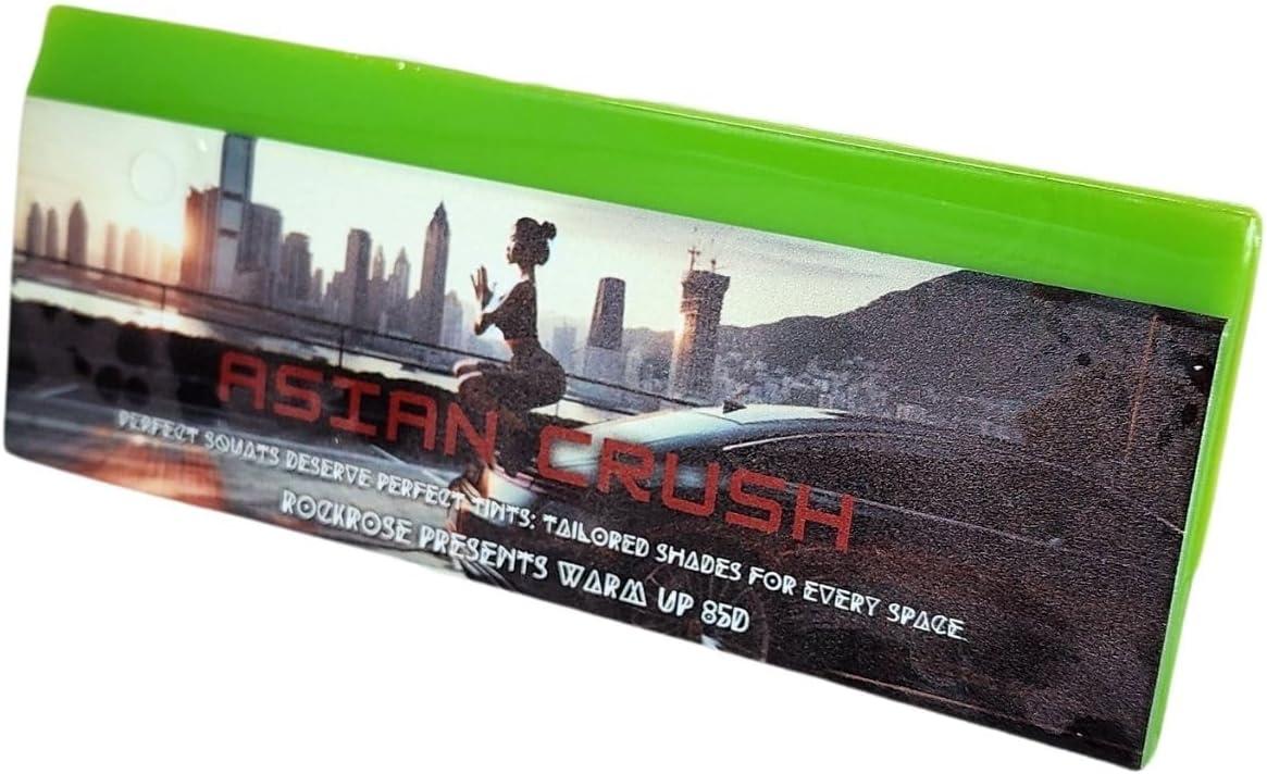 imageRockRose Blonde Crush Blue Bevel Blade Replacement Squeegee  5quot Rectangular Premium Quality Precision Cleaning Tool for Windows Glass and Surfaces  Durable Construction Blue CroppedGreen