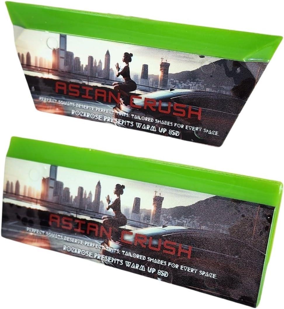 imageRockRose Blonde Crush Blue Bevel Blade Replacement Squeegee  5quot Rectangular Premium Quality Precision Cleaning Tool for Windows Glass and Surfaces  Durable Construction Blue CroppedGreen