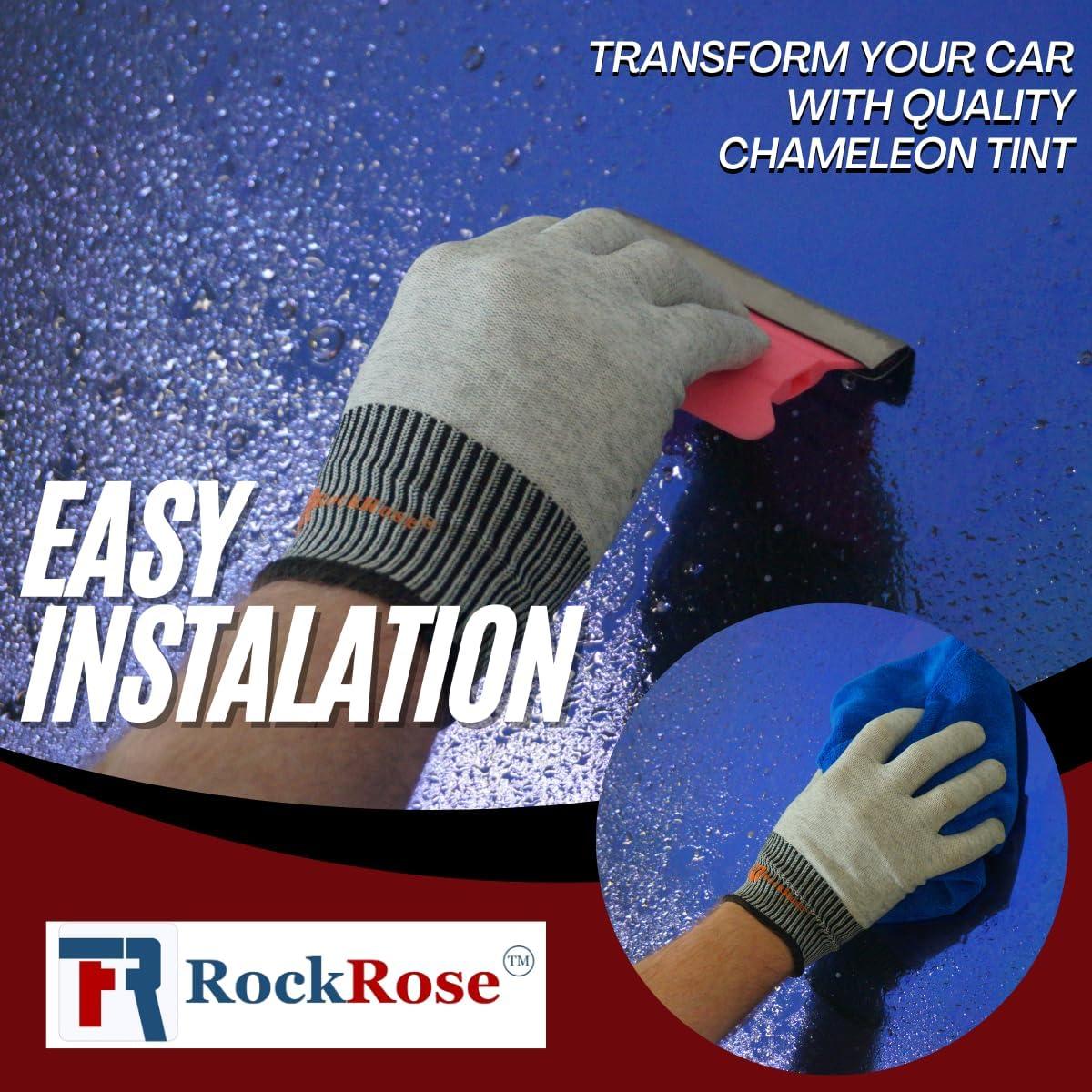 imageRockRose Citrus Shift Chameleon Window Film Expertly Engineered Dynamic ColorShifting Protection for Enhanced Visibility and Style Citrus Shift 40 in x 100 FTAzure Horizon