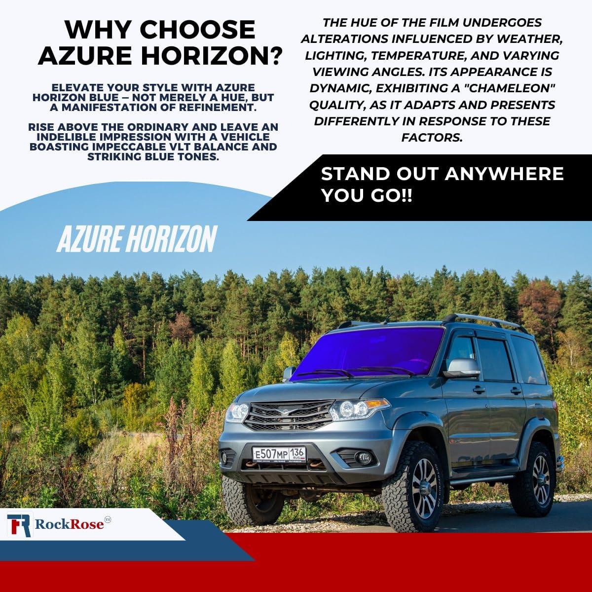 imageRockRose Citrus Shift Chameleon Window Film Expertly Engineered Dynamic ColorShifting Protection for Enhanced Visibility and Style Citrus Shift 40 in x 100 FTAzure Horizon