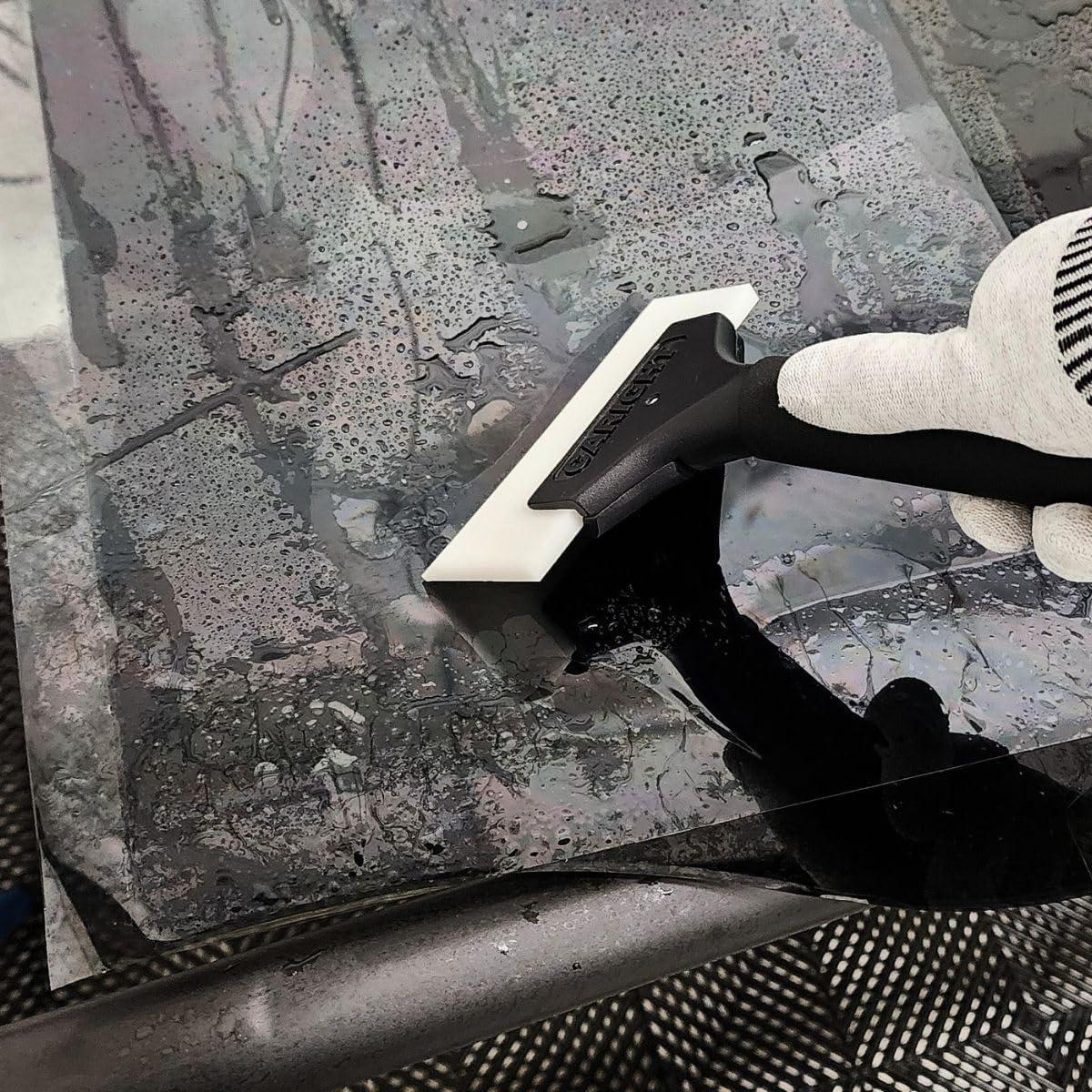 imageRockRose Elite 6quot Cast Aluminum Squeegee  Sturdy LongHandle AntiSlip Grip Precision Blade Change with Allen Wrench Professional Window Tint Application Tool1 Unit2