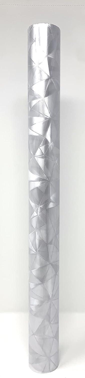 imageRockRose Privacy Window Film Prism 3D Decorative Stained Glass Vinyl Static Cling NonAdhesive Window Decals for Home or Office 236quot x 787quotPrism