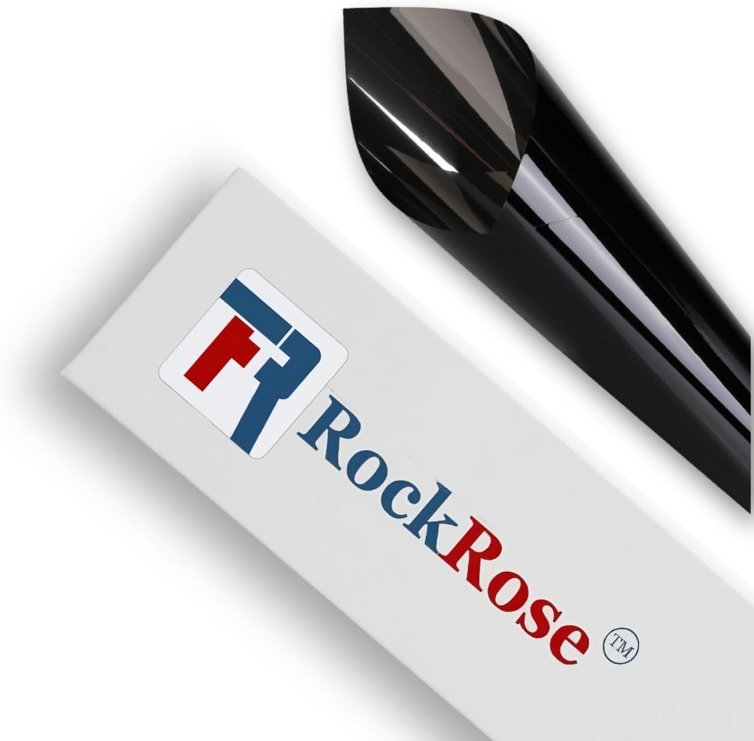 imageRockrose Professional Window Tint for Home  One Way Privacy Window Film for Home Offices Heat Blocker Reflective Adhesive Mirror Tint with 99 UV Block  BlackSilver 24 in x 25FTBlacksilver