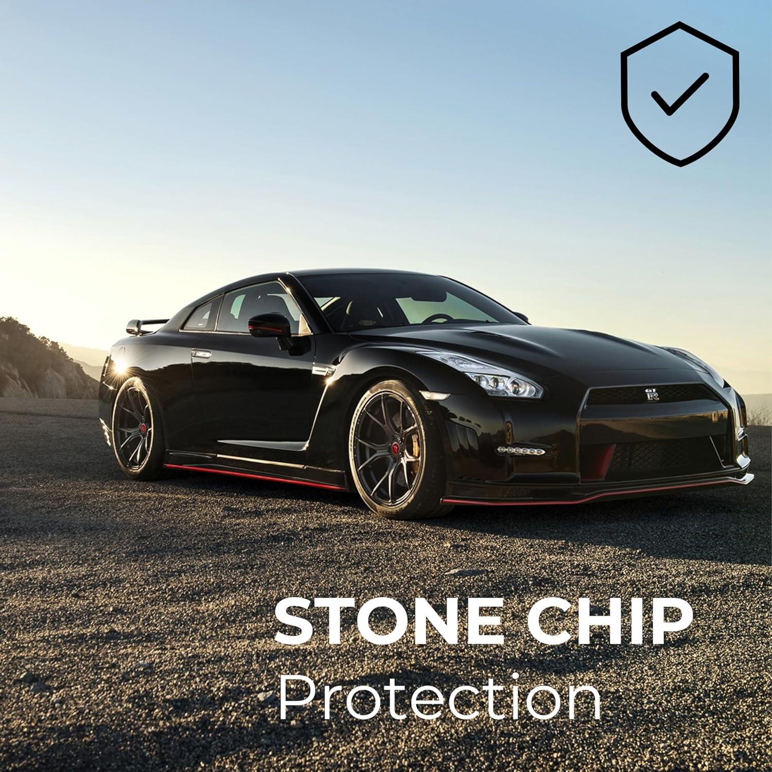 imageRockrose Ultra Gloss TPU Black PPF Film for Car Paint Protection 24 in x 50 FT Selfhealing UV Protection Scratch ampamp Stain Resistant Hydrophobic Wet Installation Strong Adhesive 75 mil ThicknessUltra Gloss  105 mil