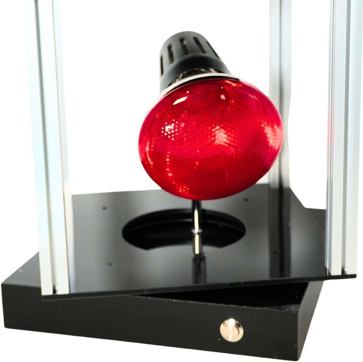 imageSolar Film Heat Lamp Display Box with 4Sided Film Comparison  Demonstrate UV Glare and Heat Blocking Efficiency on Multiple Window Tints  Premium Marketing Tool