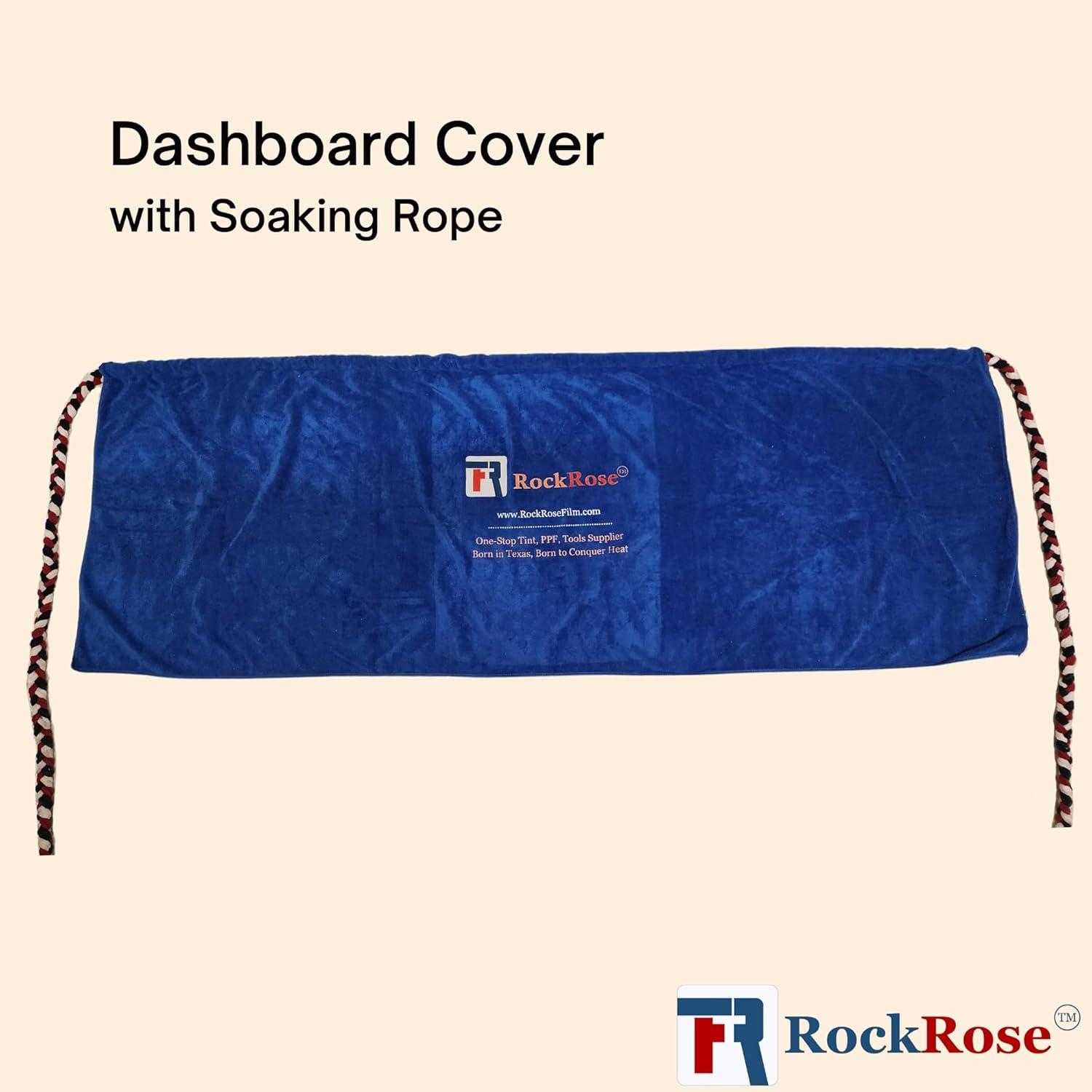 imageWindshield Cleaning Car Blue Dashboard Cover Cloth Microfiber Towel Water Absorption Rope Vinyl Protection Film Install Tool Dashboard CoverDashboard Cover