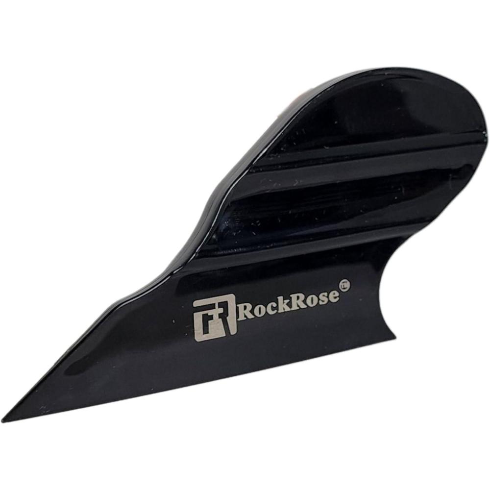 imageRockRose Black Side Trim Mini Squeegee  Compact and Ergonomic Tool with Flexible Blade for Precision Window Film and Car Tint Application  Pack 3 Units