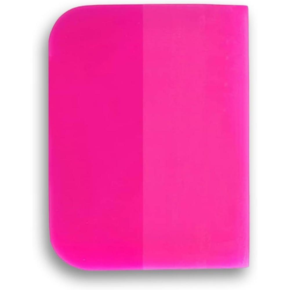 imageRockRose Pink PPF Squeegee Angled  25 x 3 inches  Film Application Tool for BubbleFree Professional Finishes  Compact and Efficient Vinyl Wrapping Squeegee 2 Units 25 x 3 Inches4 x 3