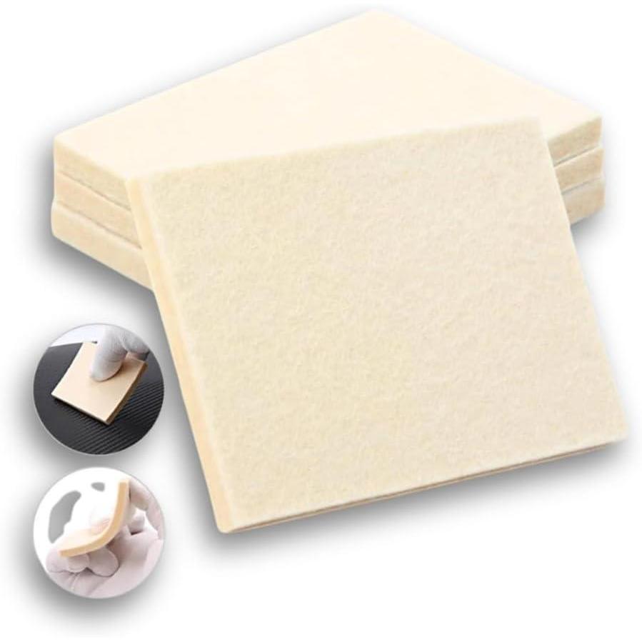 imageWool Soft Felt Squeegee Versatile Window Tint and Vinyl Wrapping Application Tool for Car Film Installation Cleaning and Mirror Windshield Pack 5 Units