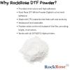 imageRock Rose DTF White Powder Digital Hot Melt Adhesive  Provides Bright Vivid Color Durable Water Proof and Washable 2KG2kg