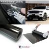 imageRockRose 20 Nano Ceramic Car Window Tint 36 in x 25FT 2PLY Privacy Film Heat Block 99 UVR and 85 IRR Block for Auto or Home Strong Adhesive Easy Shrink Plotter Friendly  Charcoal20 Percent