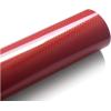 imageRockRose 7D High Gloss 7D Silver Carbon Fiber Vinyl Wrap AntiWrinkle Air Release Automotive Bubble Wrap Self Adhesive Car Vinyl Sticker DIY Decals 1FT x 10FT5D Red