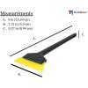 imageRockRose Agile Handle Mini Squeegee Car Quarter Glass Replaceable Car Wrapping ampamp Window Film Tinting Tool for Precise Application and Smooth Finish Pack 3 Units