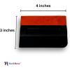 imageRockRose Black Bondo Squeegee w Felt  4 Inch Precision Window Tinting Tool for Auto Glass Vinyl Wraps and Paint Applications  3 Units Pack Black w FeltBlack w Felt