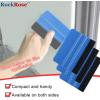 imageRockRose Black Bondo Squeegee w Felt  4 Inch Precision Window Tinting Tool for Auto Glass Vinyl Wraps and Paint Applications  3 Units Pack Black w FeltBlue w Felt