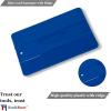imageRockRose Black Bondo Squeegee w Felt  4 Inch Precision Window Tinting Tool for Auto Glass Vinyl Wraps and Paint Applications  3 Units Pack Black w FeltBlue w Ridge