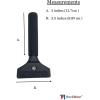 imageRockRose Elite 6quot Cast Aluminum Squeegee  Sturdy LongHandle AntiSlip Grip Precision Blade Change with Allen Wrench Professional Window Tint Application Tool1 Unit2
