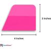 imageRockRose Pink PPF Squeegee Angled  25 x 3 inches  Film Application Tool for BubbleFree Professional Finishes  Compact and Efficient Vinyl Wrapping Squeegee 2 Units 25 x 3 InchesAngled 4 x 3 Inches