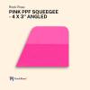 imageRockRose Pink PPF Squeegee Angled  25 x 3 inches  Film Application Tool for BubbleFree Professional Finishes  Compact and Efficient Vinyl Wrapping Squeegee 2 Units 25 x 3 InchesAngled 4 x 3 Inches