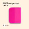 imageRockRose Pink PPF Squeegee Angled  25 x 3 inches  Film Application Tool for BubbleFree Professional Finishes  Compact and Efficient Vinyl Wrapping Squeegee 2 Units 25 x 3 Inches4 x 3