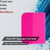 imageRockRose Pink PPF Squeegee Angled  25 x 3 inches  Film Application Tool for BubbleFree Professional Finishes  Compact and Efficient Vinyl Wrapping Squeegee 2 Units 25 x 3 Inches4 x 3