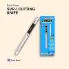 imageSVR1 9mm Stainless Steel Utility Knife  Premium Precision Crafting Tool with Retractable Design and SnapOff Blade  2 Units SVR1 Knife
