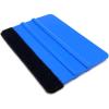 imageRockRose Black Bondo Squeegee w Felt  4 Inch Precision Window Tinting Tool for Auto Glass Vinyl Wraps and Paint Applications  3 Units Pack Black w FeltBlue w Felt